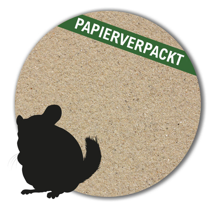 Anbobo 10 kg Chinchilla Sand Badesand hocherhitzt keimfrei beige samtweich umweltfreundlich papierve