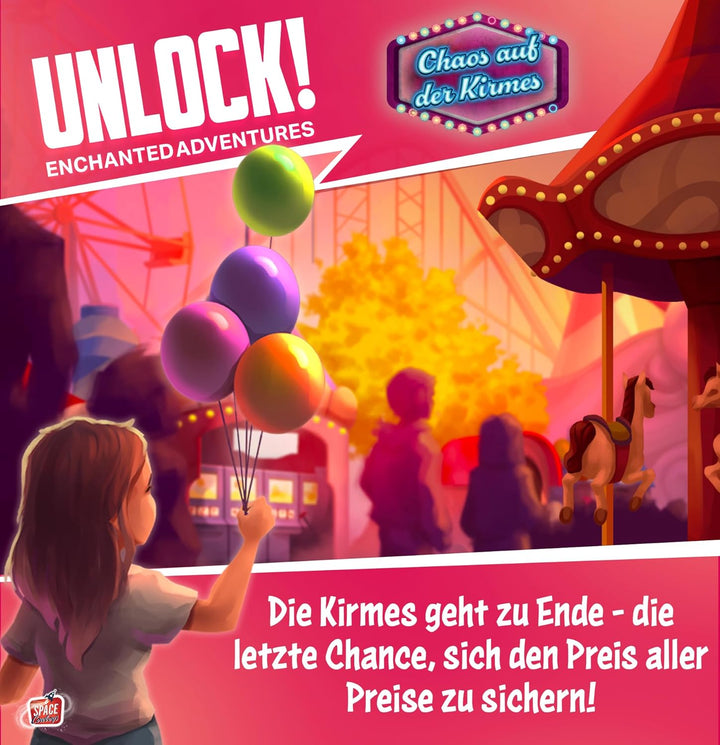 Asmodee, Unlock! Enchanted Adventures, Space Cowboys, Familienspiel, 1-6 Spieler, 10+ Jahre, 60-75 M