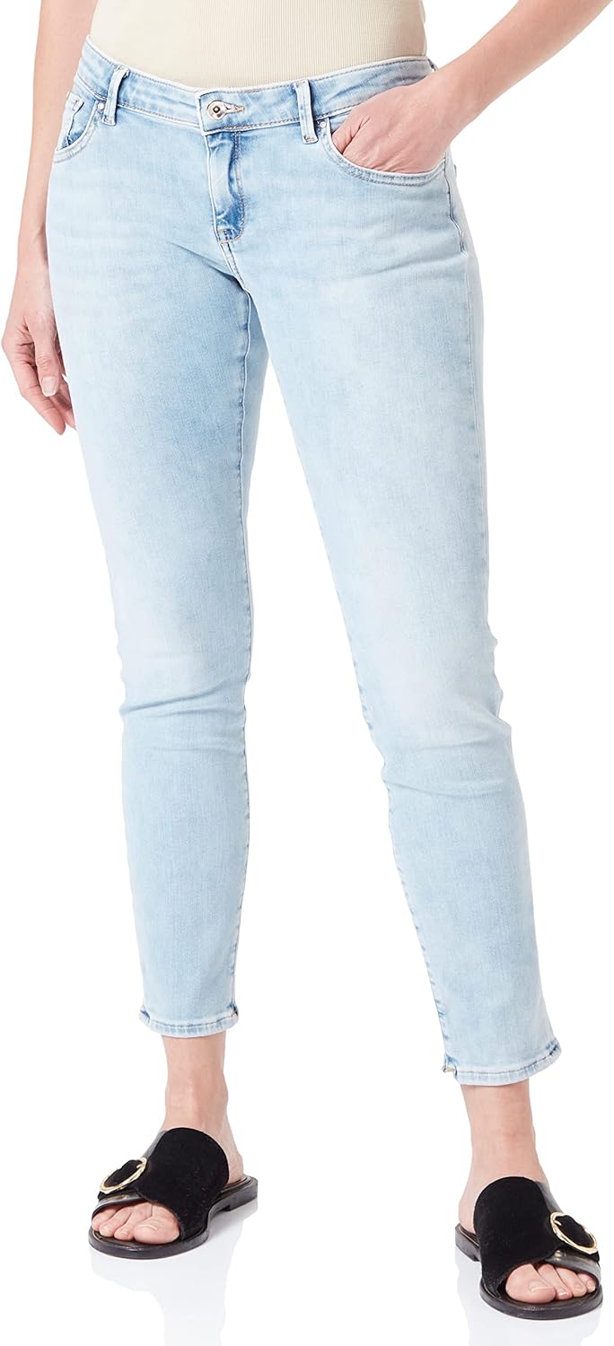 ONLY Damen Onlcoral Life Sl Sk Dnm Cro468 Jeans, Light Medium Blue Denim