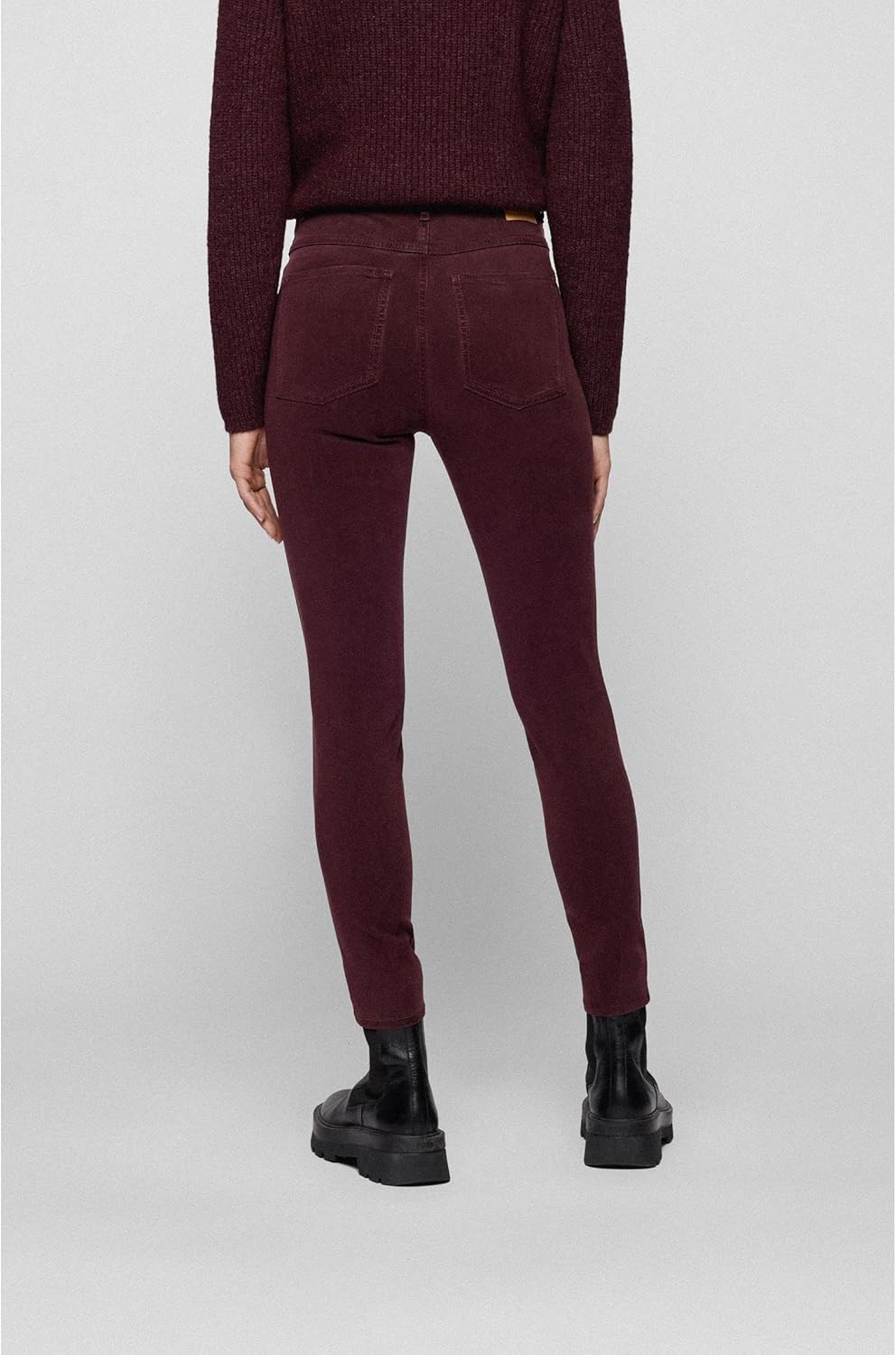 BOSS Damen Jeans 25 Dunkelrot, 25 Dunkelrot