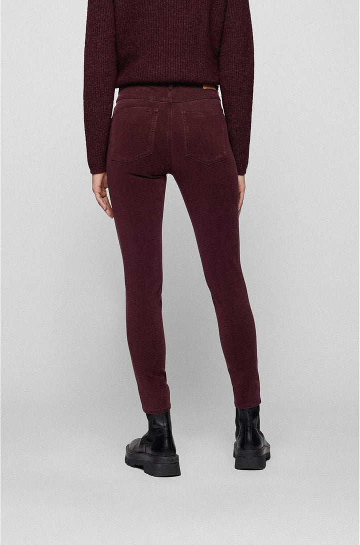 BOSS Damen Jeans 25 Dunkelrot, 25 Dunkelrot