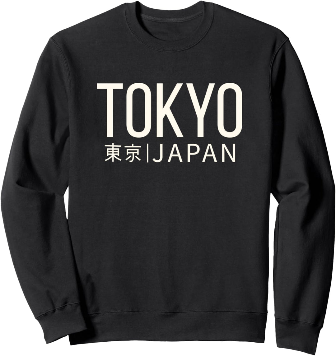 Japanese text that says Tokyo Japan casual trend Sweatshirt