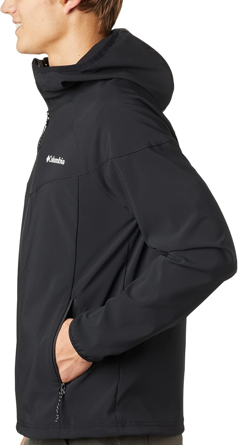 Columbia Herren Heather Canyon Softshell Kapuzenjacke XL Black 010, XL Black 010
