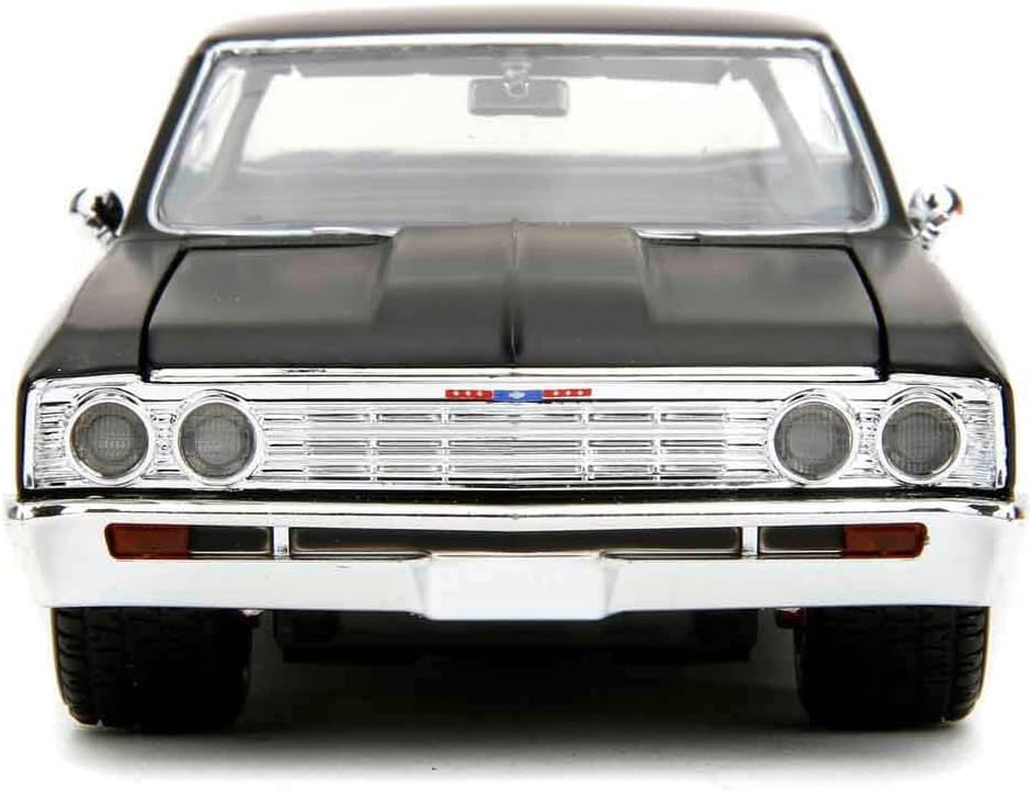 Jada Toys Fast and Furious Auto El Camino (1:24, schwarz) - Chevrolet El Camino 1967 aus dem Film Fa
