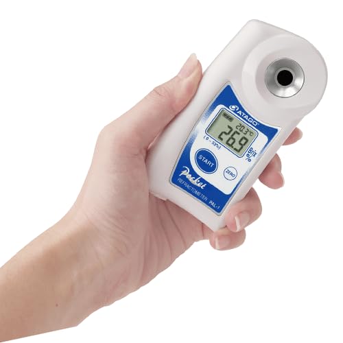 ATAGO Refractometer PAL-1 (with Silicon Cover, no Batteries) | Mit Silikonhülle, Ohne Batterien