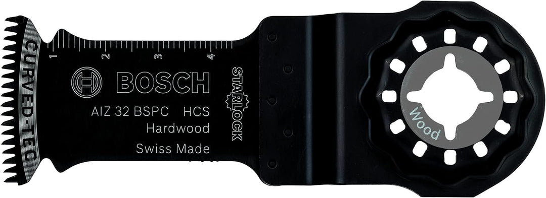 Bosch Professional 10x HCS Tauchsägeblatt AIZ 32 BSPC (für Hartholz, 50 x 32 mm, Zubehör Multifunkti