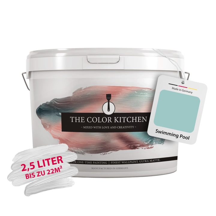 A.S. Création THE COLOR KITCHEN kräftige Wandfarbe - Malerfarbe für farbenfrohe Räume - matte Innenf