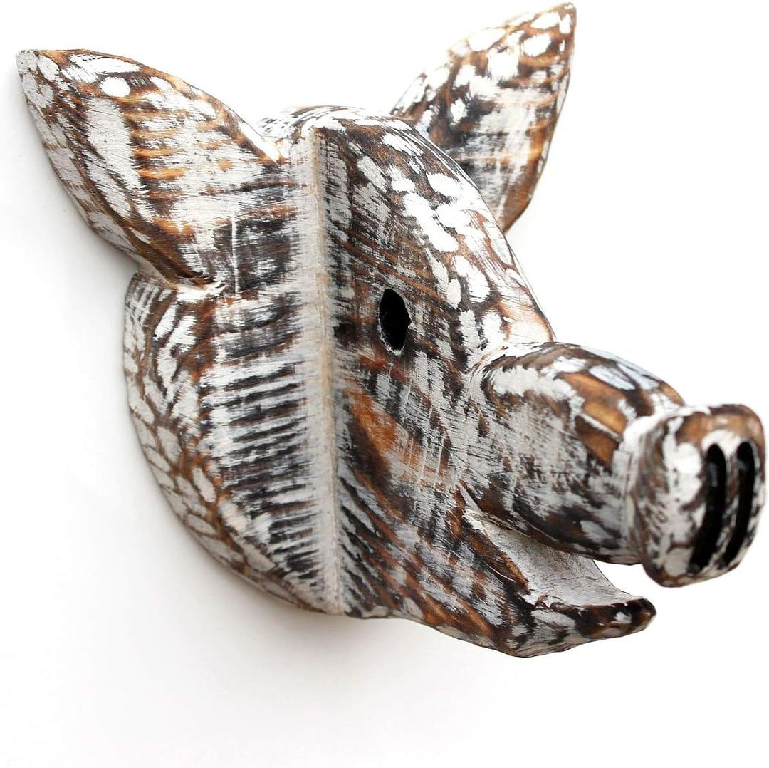 DanDiBo Brillenhalter Wand Brillenständer 93913 Schlüsselhalter Schwein handgemacht Kleiderhaken Hol