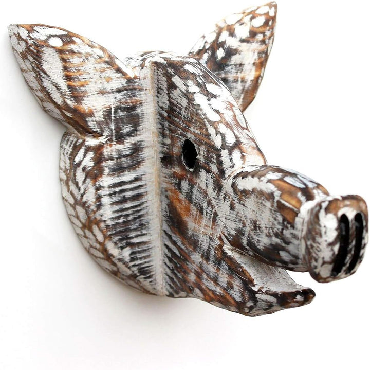 DanDiBo Brillenhalter Wand Brillenständer 93913 Schlüsselhalter Schwein handgemacht Kleiderhaken Hol