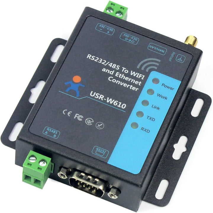 USR-W610 Seriell zu WiFi Ethernet Drahtloser Konverter RS232 RS485 Serieller Server Unterstützt Watc