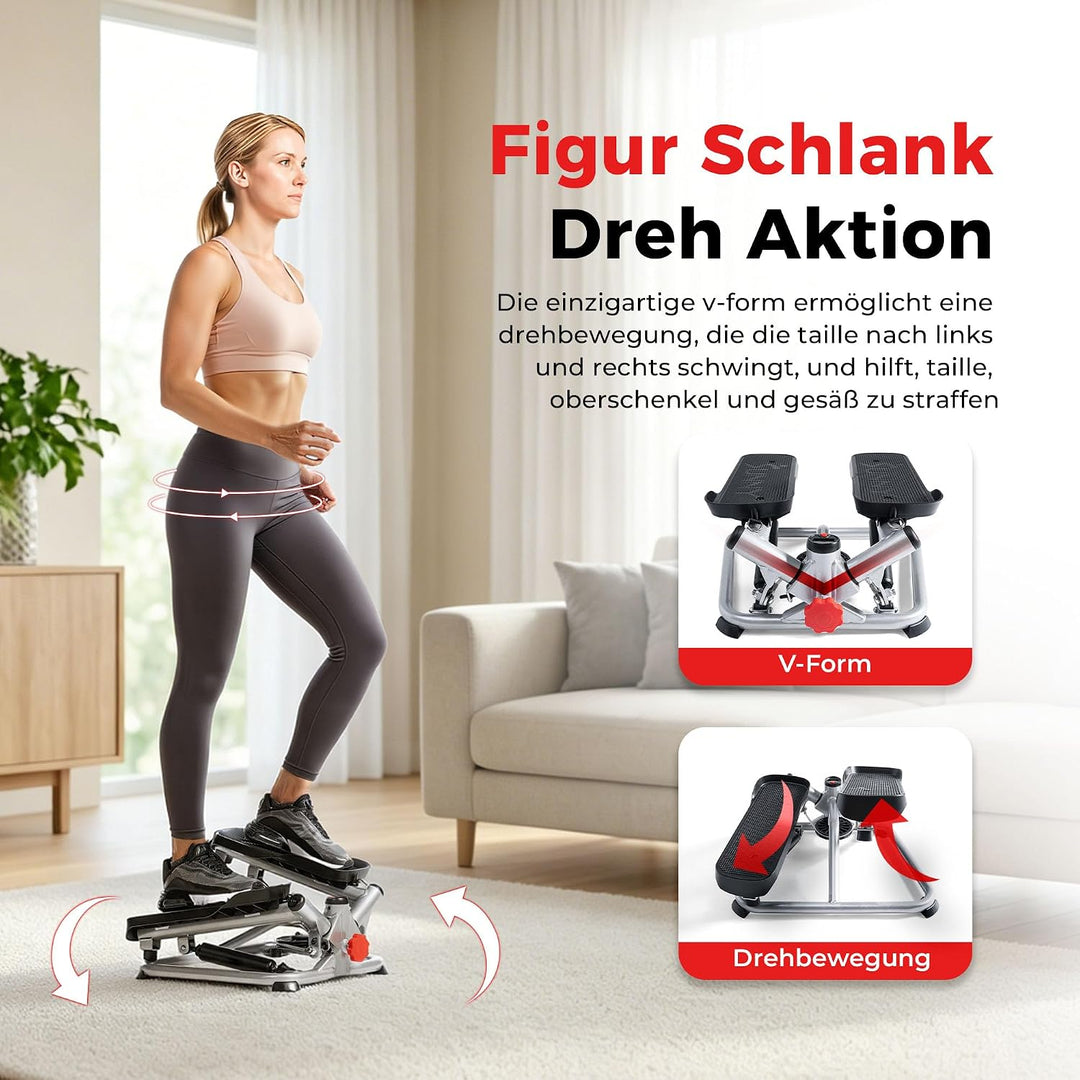 Sunny Health &amp; Fitness Unisex-Adult Ganzkörper Fortschrittliche Schrittmaschine-SF-S0979 Stepper, gr