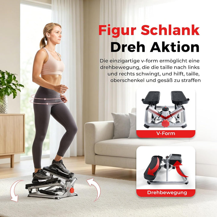 Sunny Health &amp; Fitness Unisex-Adult Ganzkörper Fortschrittliche Schrittmaschine-SF-S0979 Stepper, gr