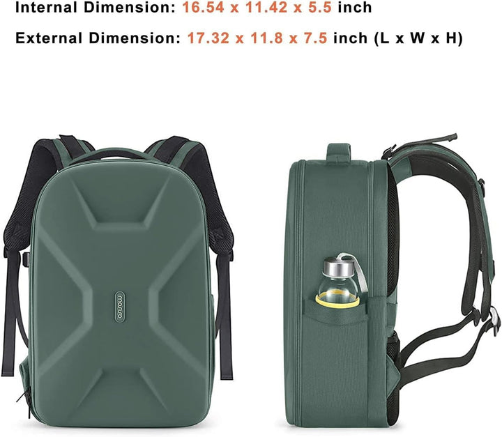 MOSISO Kamera Rucksack, DSLR/SLR/Spiegellose Fotografie Kameratasche 15-16 Zoll Wasserdichte Hartsch