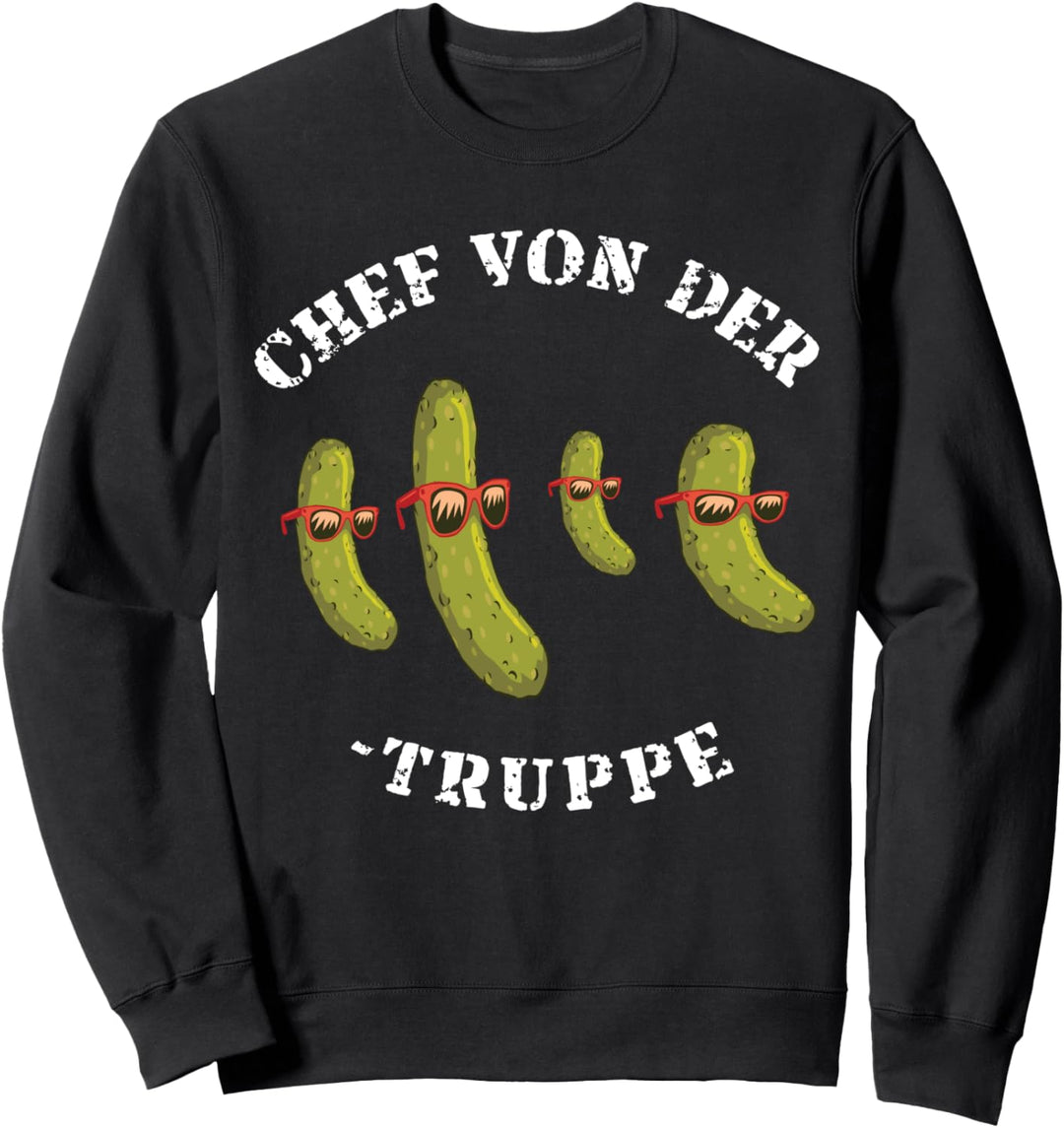 Gemüse Hobbymannschaft Freizeitkicker Truppe Sportteam Chef Sweatshirt