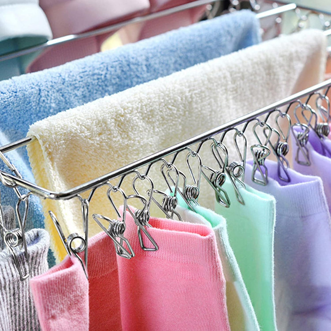 Wäscheständer, Wäscheständer mit langer Lebensdauer für Handtücher für Socken für Kleidung(Balkon Tr