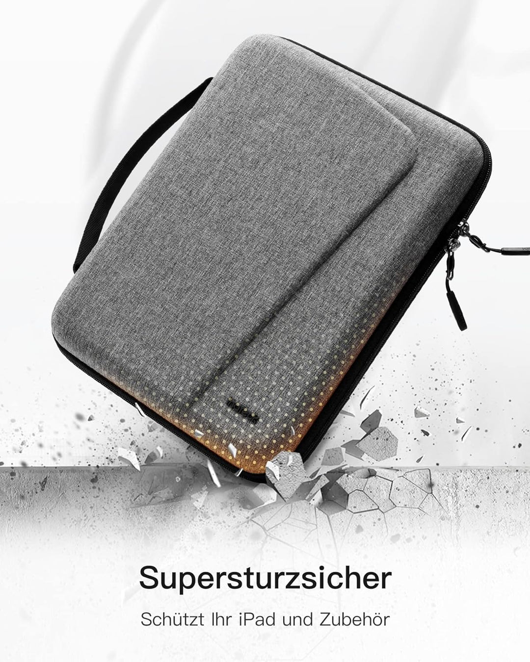 Inateck 12,9 Zoll Hartschalen-Tablet-Hülle Kompatibel mit 12,9 Zoll iPad Pro M2 2022, M1 2021, 12,9