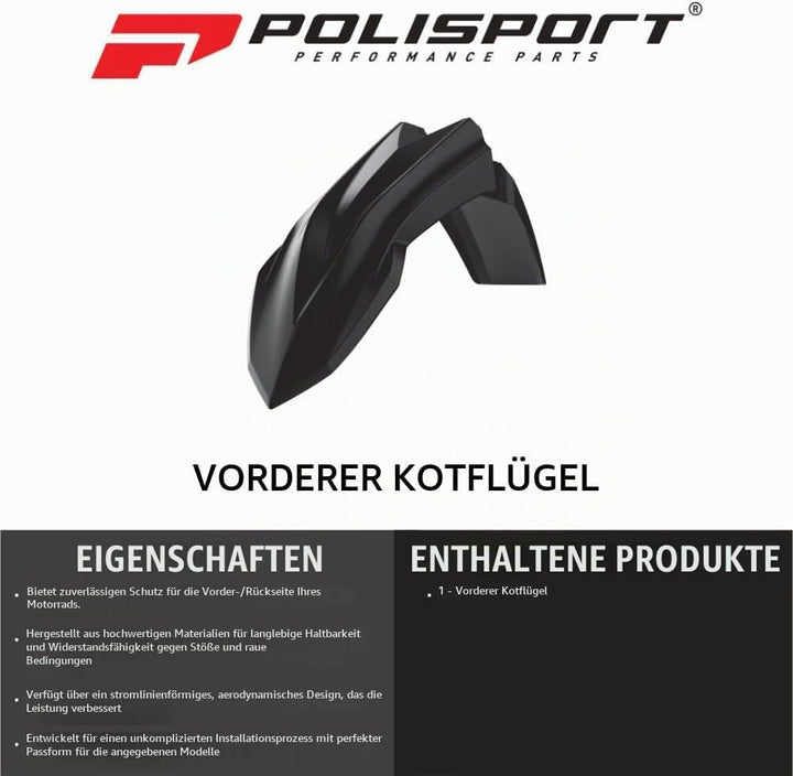 POLISPORT 8585200002 - Originaler Nachbau des Frontfenders aus strapazierfähigem und widerstandsfähi