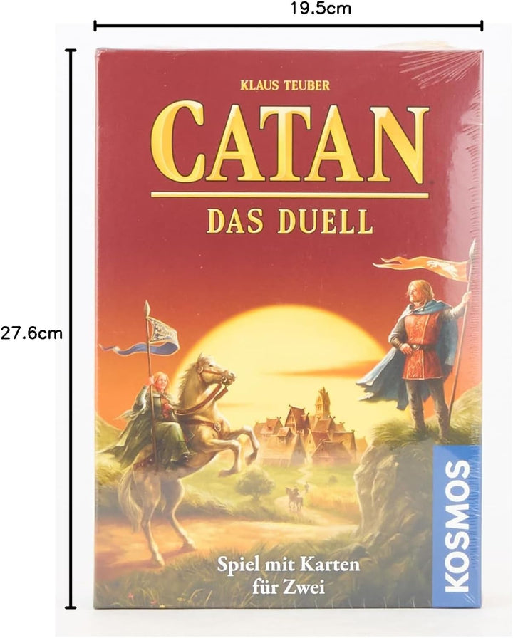 KOSMOS 693732 Catan - Das Duell, Spiel mit Karten fürgenau 2 Spieler, Spiel für 2 Personen, Gesellsc