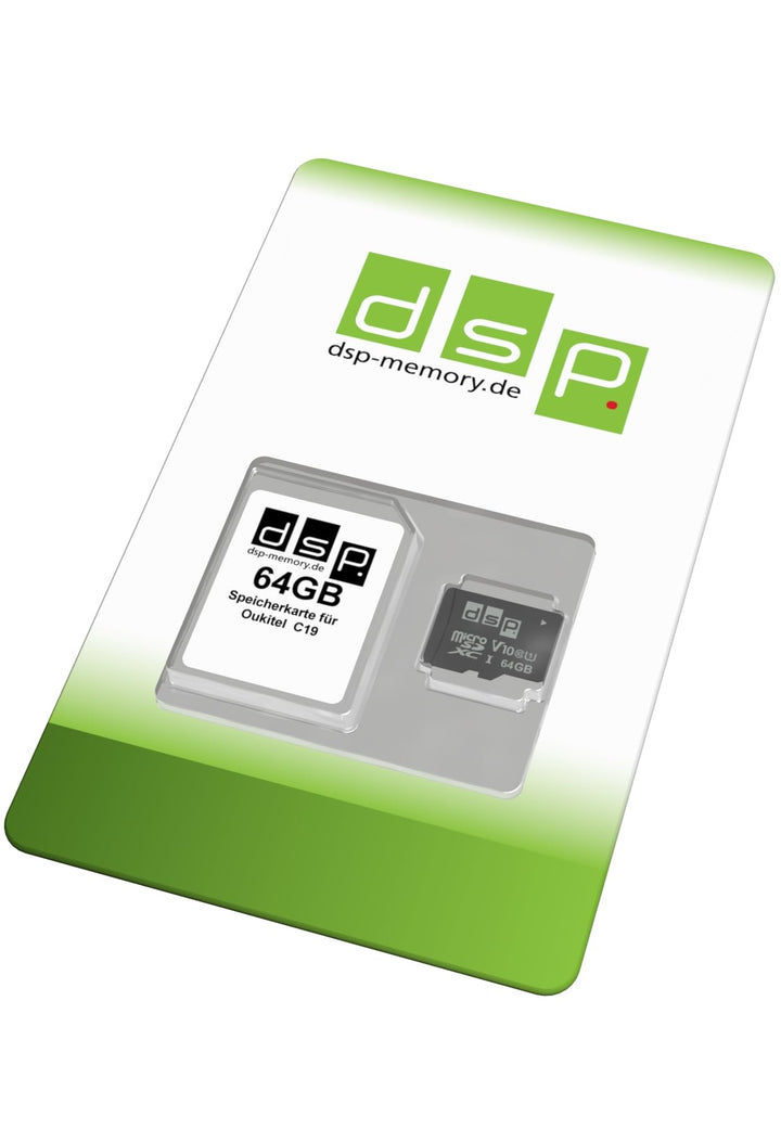 64GB microSDXC Speicherkarte (Class 10) für Oukitel C19