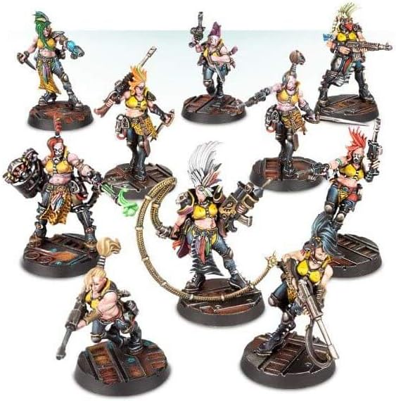 Games Workshop 99120599004 Necromunda Escher Gang Miniatur, Black