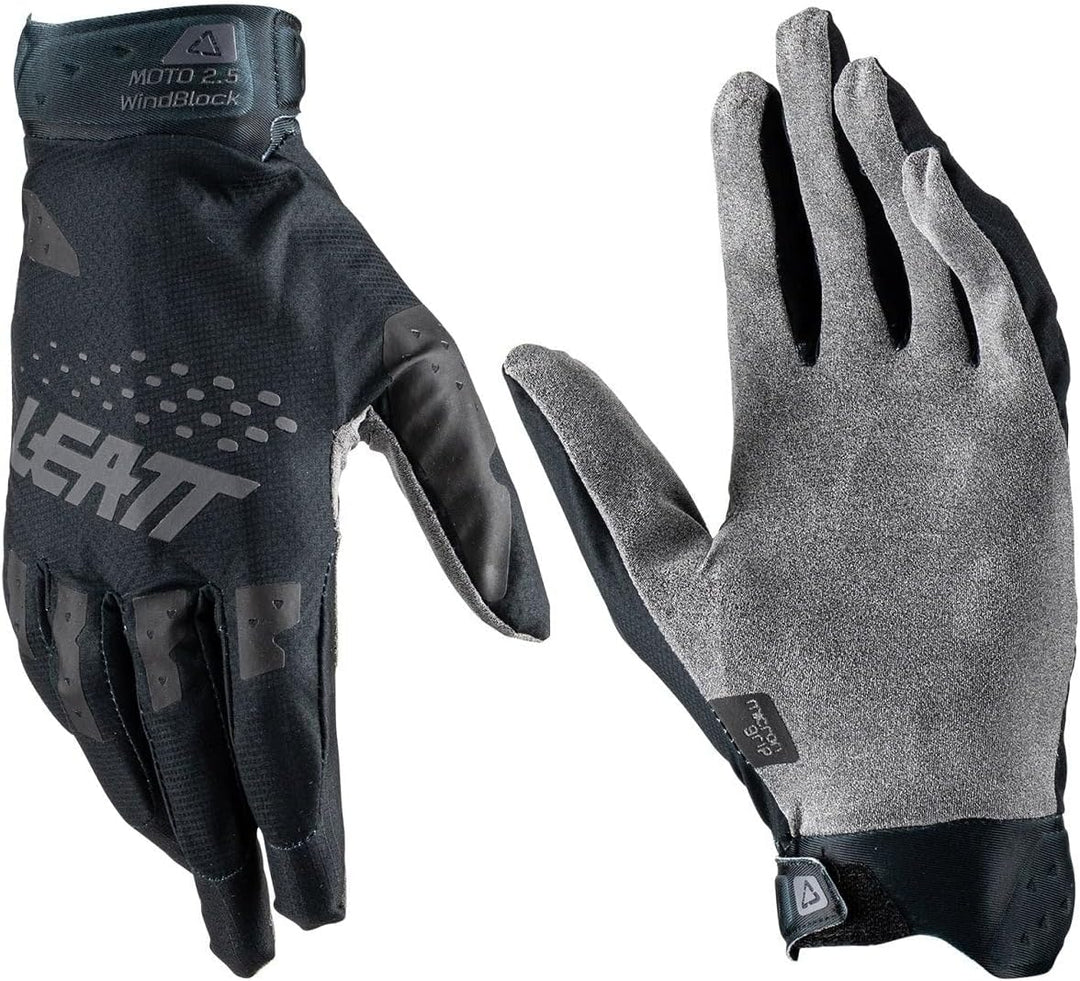 Leatt Moto 2.5 Windblock Motocross-Handschuhe Schwarz S, Schwarz S