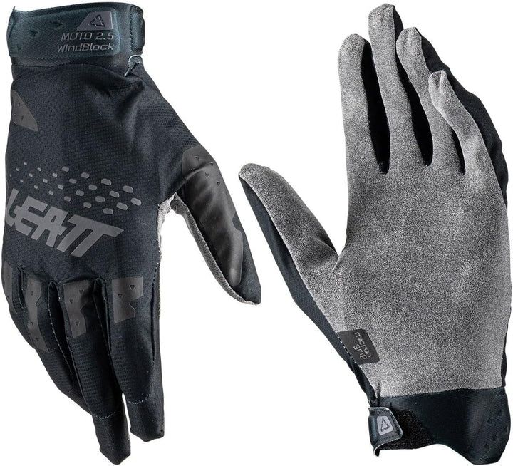 Leatt Moto 2.5 Windblock Motocross-Handschuhe Schwarz S, Schwarz S