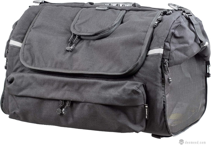 DEEMEED PETBAG Motorradtasche für Hunde und Katzen (5-8 kg), wasserdicht, tragbar, dreifach belüftet