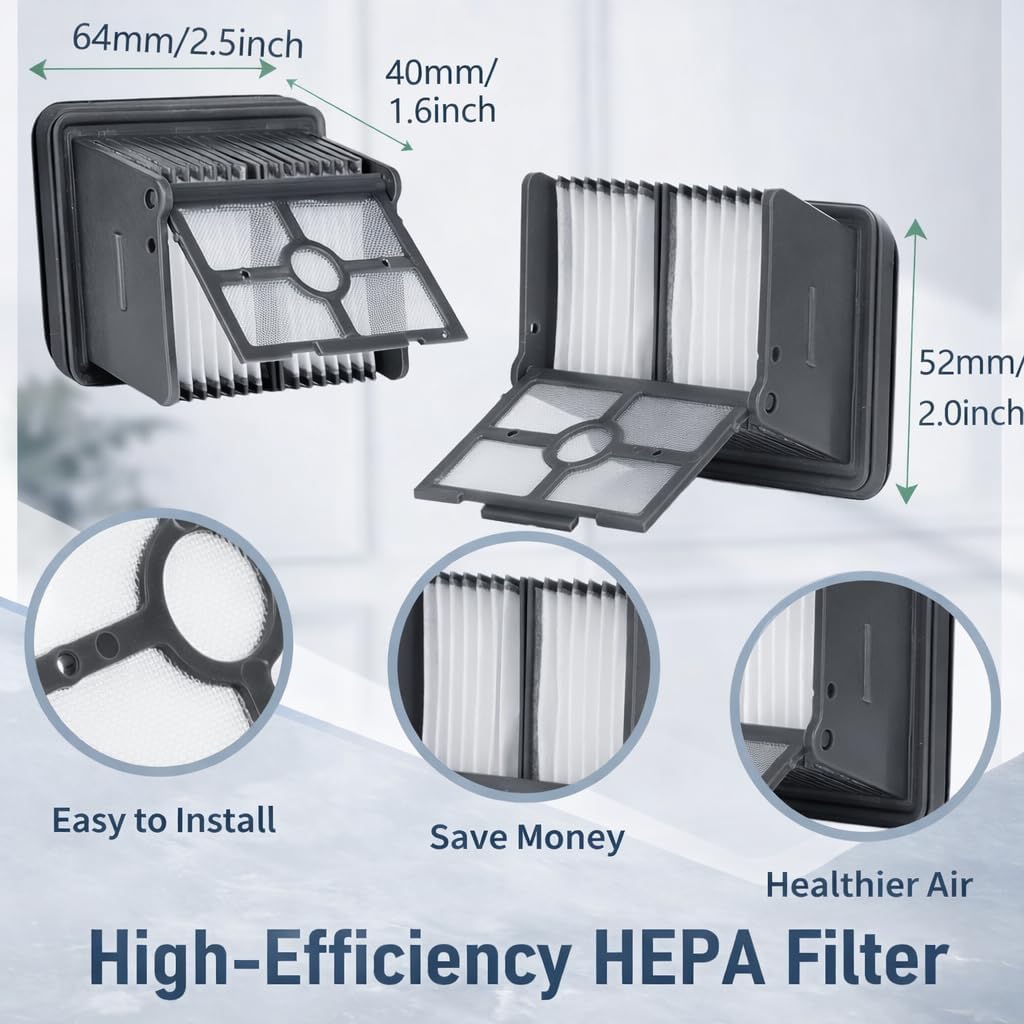 Bürstenrolle & HEPA Filter Set für DREAME H15 Pro, H15 Mix, H12 Pro FlexReach, H15 Pro FoamWash, H15