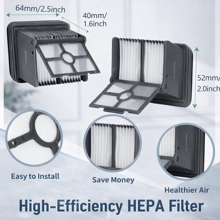 Bürstenrolle & HEPA Filter Set für DREAME H15 Pro, H15 Mix, H12 Pro FlexReach, H15 Pro FoamWash, H15