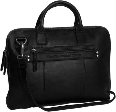 The Chesterfield Brand Harvey - Laptoptasche 14" Leder 37 cm Schwarz, Schwarz