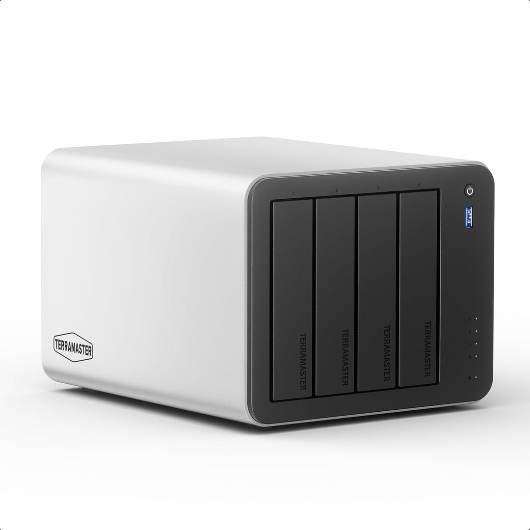 TERRAMASTER F4-425 Pro NAS – 4-Bay, Intel N305 8-Core, 8GB RAM, Dual 5GbE LAN, 3X M.2, AI-TOS 7 mit