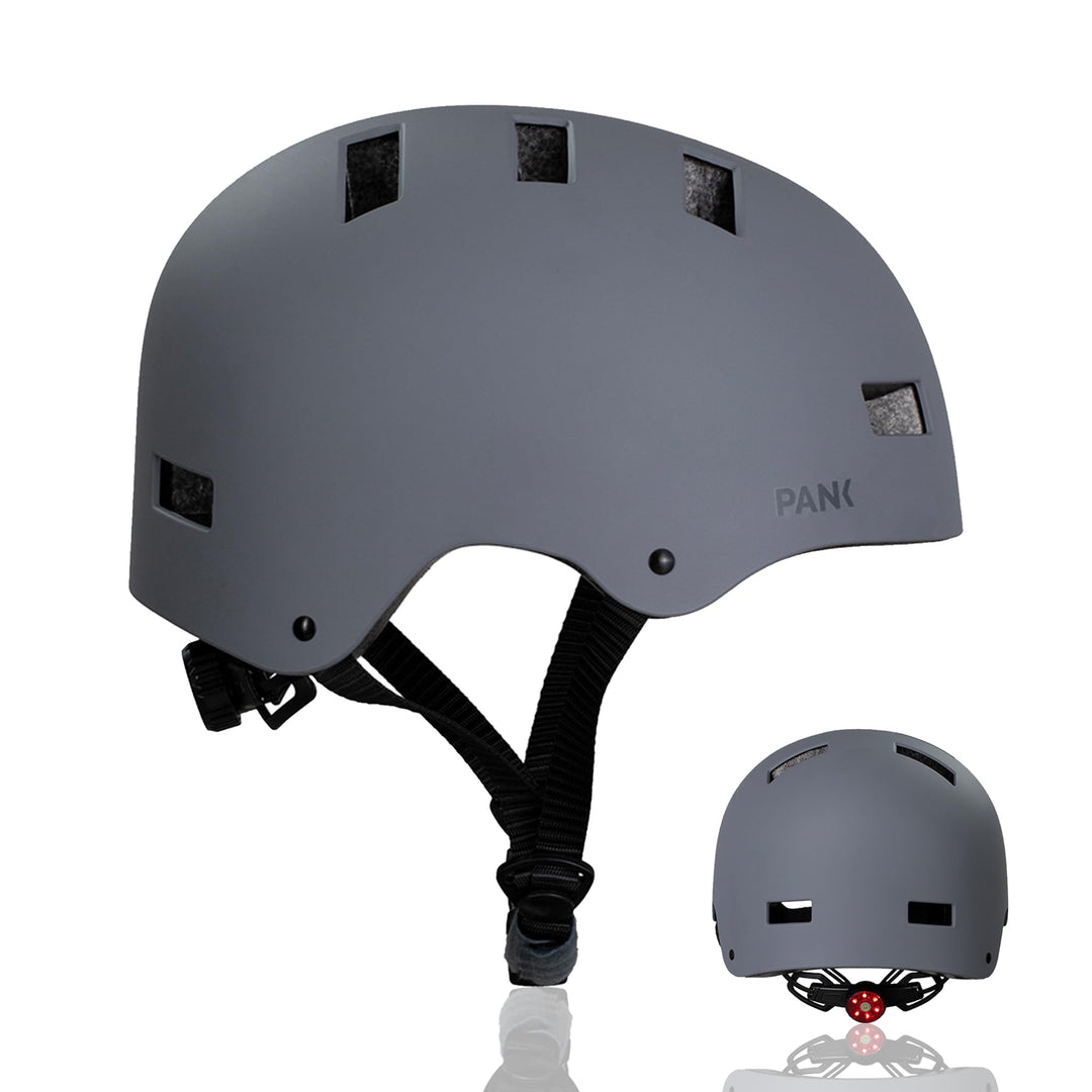PANK Premium Urban Fahrradhelm Herren Damen Skaterhelm BMX E-Scooter Skateboard Scooter Inlineskates