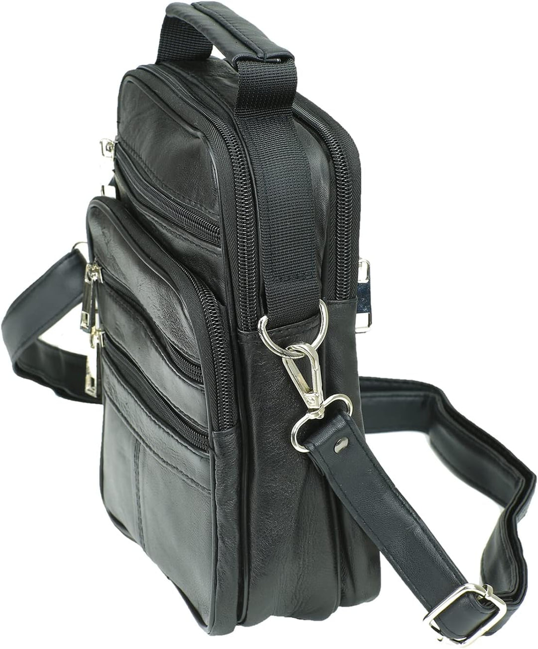 Echt Leder Herren Arbeitstasche Umhängetasche Herrentasche Schultertasche Messenger Flugbegleiter in