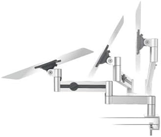 Durable Monitor Halterung mit Tischklemme, flexibler Schwenkarm 360° drehbar, für VESA Bildschirme 2