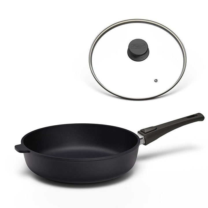 Hoffmann STONIQ Hochrandpfanne, 24 cm, Antihaftbeschichtet, PTFE und PFAS-frei, Induktionsgeeignet,