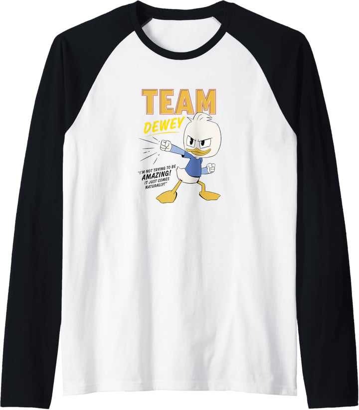 Disney Duck Tales Team Dewey It Comes Naturally Raglan