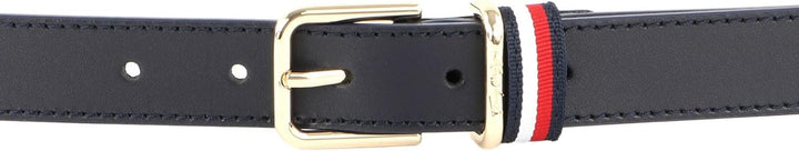 Tommy Hilfiger Signature Square Buckle Belt 2.5 W95 Acc Desert Sky