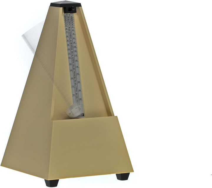 Wittner Metronom Taktell Pyramidenform System Maelzel Serie 800K - Ohne Glocke - Mit Plexiglasdeckel