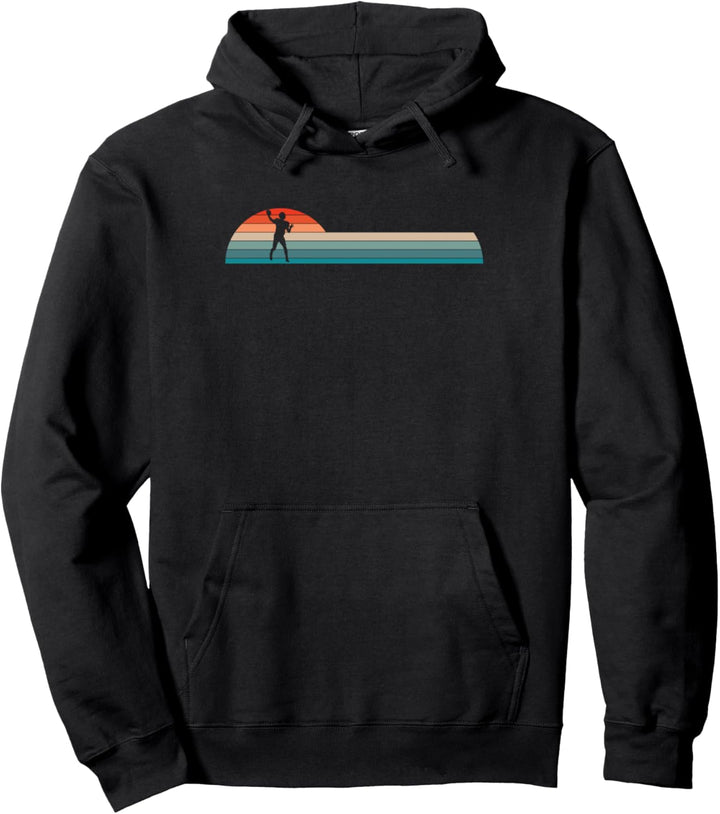 Vintage Retro Football Quarterback Pullover Hoodie