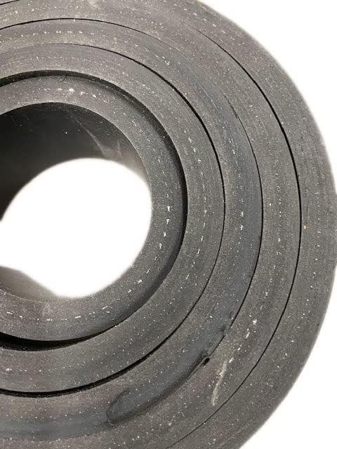 Gummistreifen 200mm breit 8mm dick 1-10m lang mit Gewebeeinlage Vollgummi Hartgummi (2000x200x8mm),