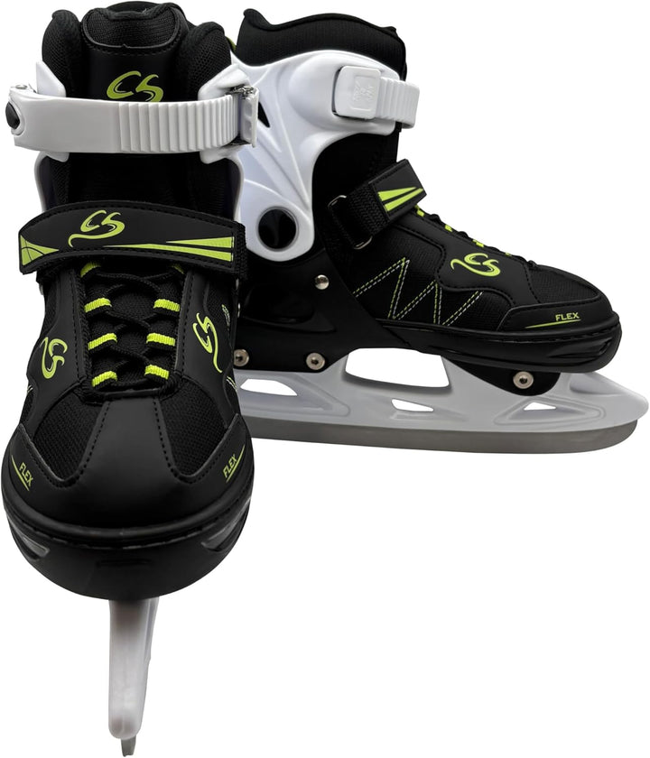 Cox Swain verstellbare Schlittschuhe Frosty, Eislaufschuhe für Kinder, Jugendliche und Erwachsene bi