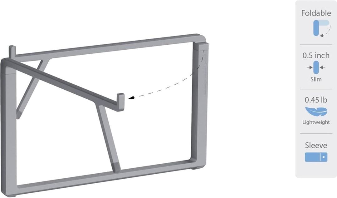Rain Design mBar Pro+ zusammenklappbarer Ständer für MacBook - MacBook Pro - Laptopständer - Grau mB