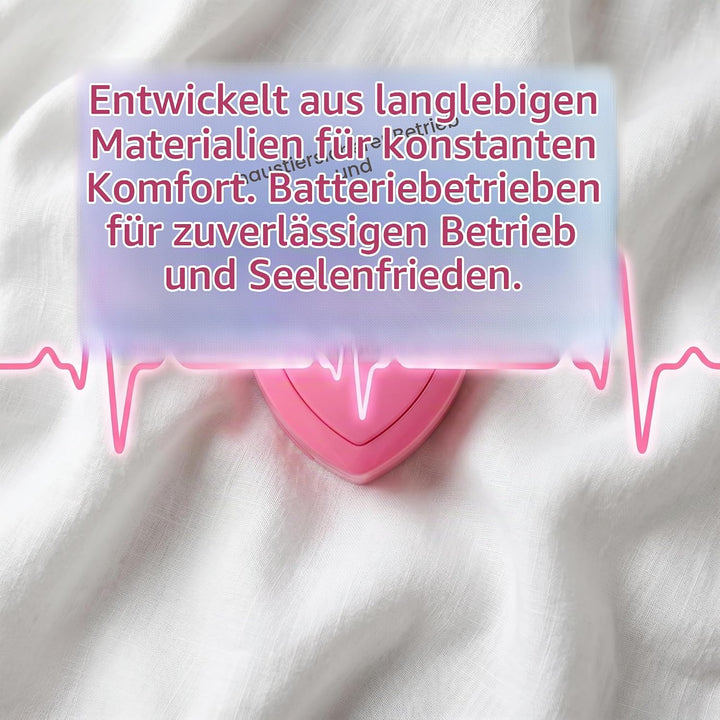 ibasenice Herzschlagsimulator für Stofftiere, batteriebetriebene, pulsierende Herzvibrationsbox zur
