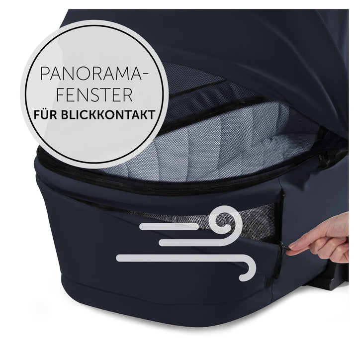 hauck Babywanne mit Memory-Knöpfen für Walk N Care Kinderwagen für Neugeborene ab Geburt bis 9 kg, U