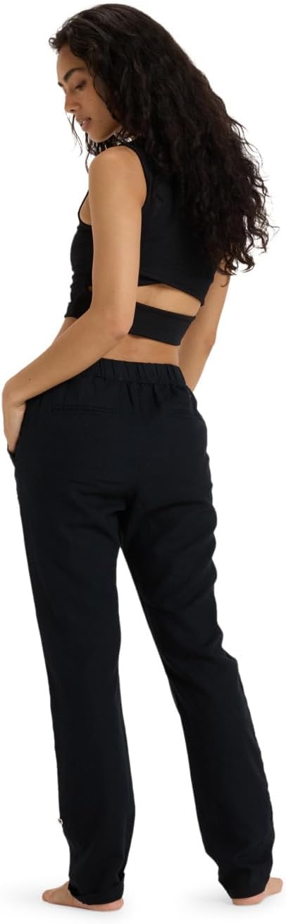 Roxy On The Seashore - Cargo Hose aus Leinen für Frauen Weiss XS Anthracite, XS Anthracite