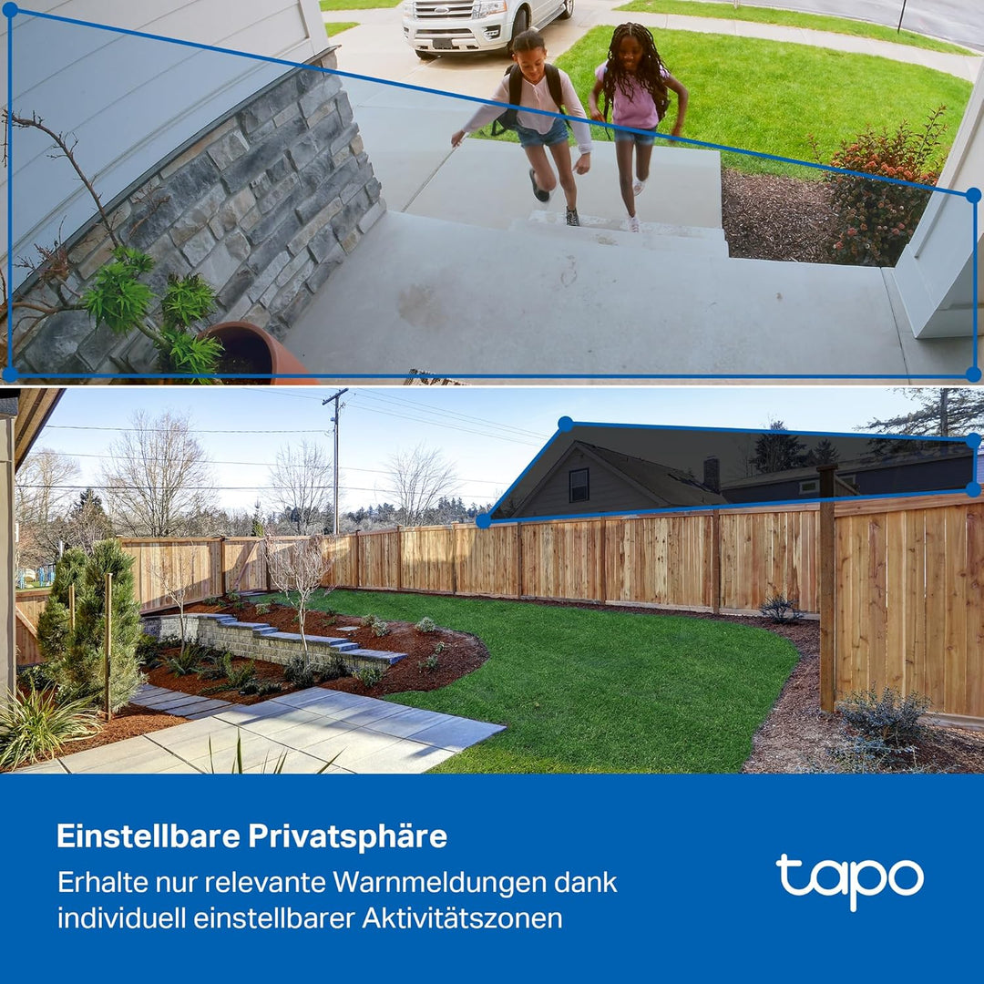 Tapo C401 KIT Solar Überwachungskamera für aussen, 1080p, 180-Tage-Akku, Kabellos, Farbnachtsicht, 2
