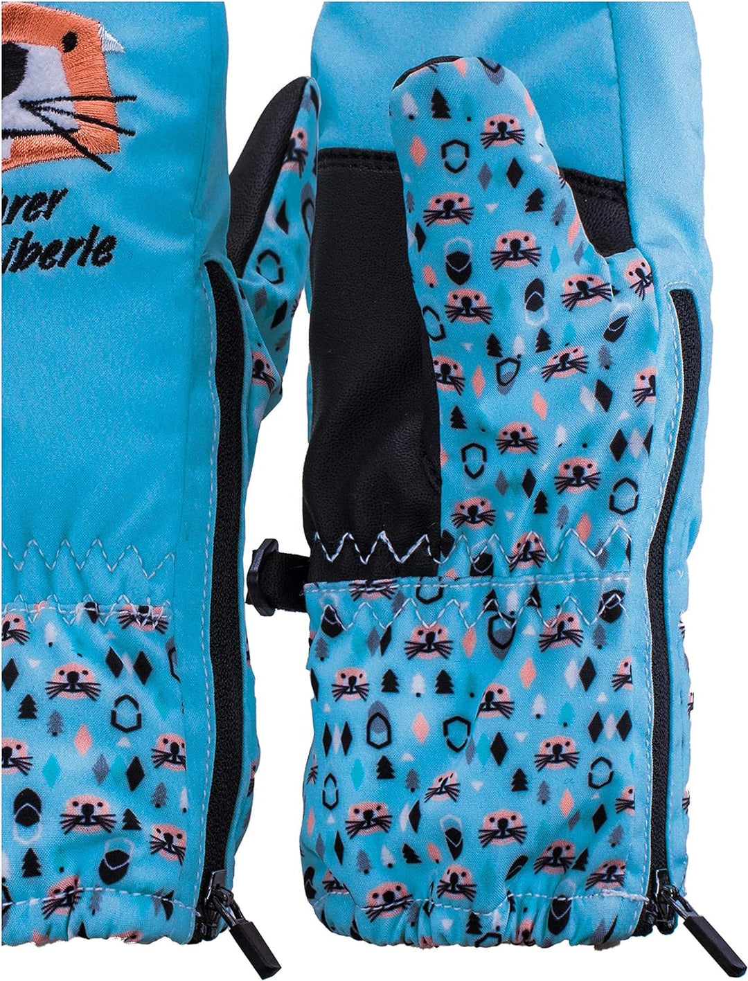 SEiZ Biberle Winterhandschuhe Kinder I Blau, I Blau