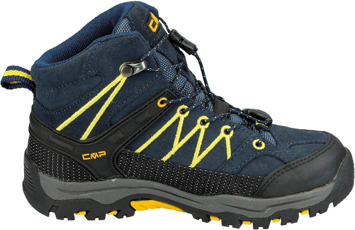 CMP Kids Rigel Mid Trekking Shoes Wp Wanderschuhe 28 EU B Blue Zafferano, 28 EU B Blue Zafferano