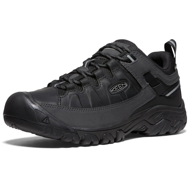 KEEN Herren Targhee 3 Waterproof Wanderschuh 40.5 EU Triple Black, 40.5 EU Triple Black