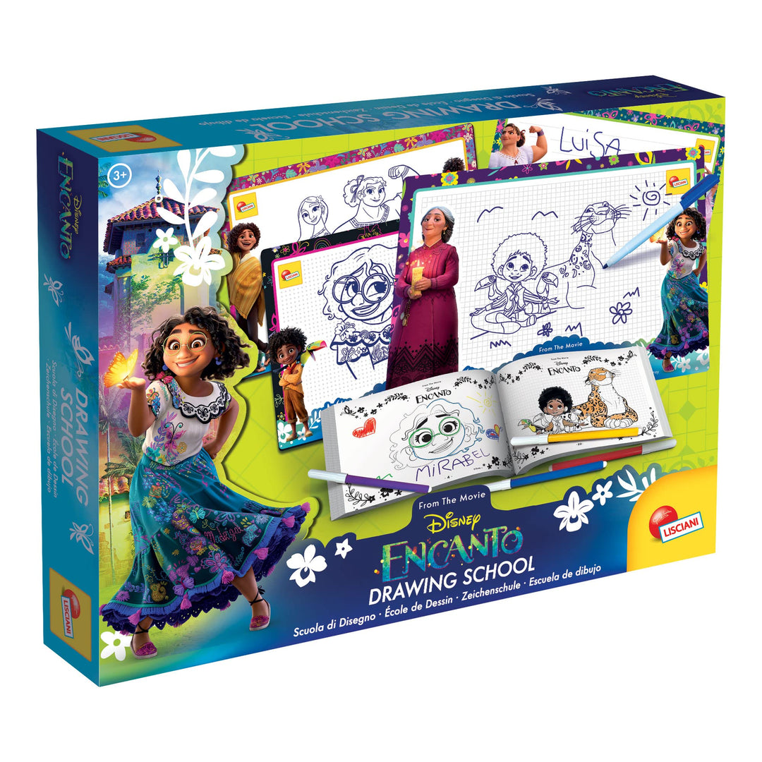 Liscianigiochi 98248 Encanto Drawing School, Mehrfarbig, ys/m Encanto Zeichenschule, Encanto Zeichen